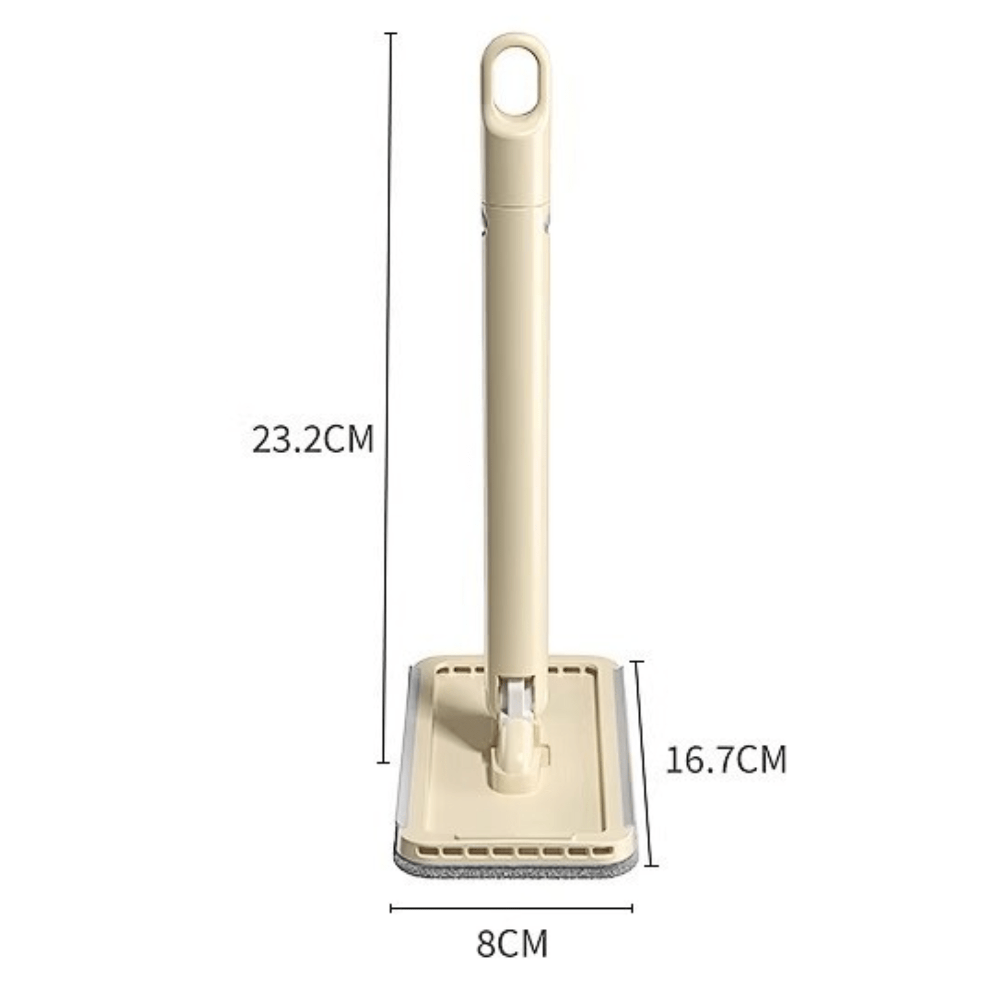 Multi-Functional Hands-Free Flat Mop with Disposable Towel Clip