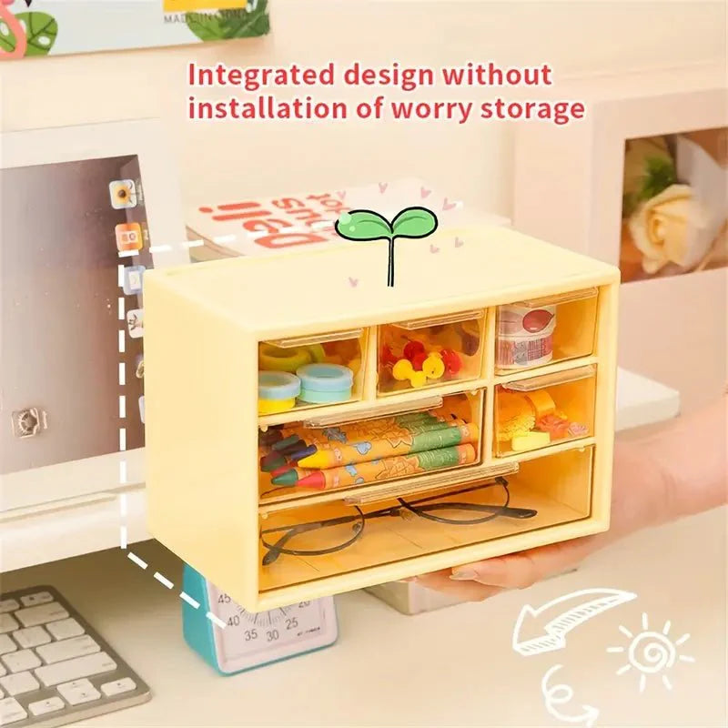 6-Grid Adjustable Organizer Box