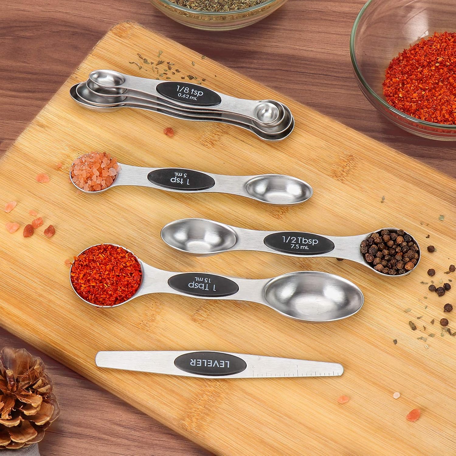 Magnetic Nest Measuring Spoon Set