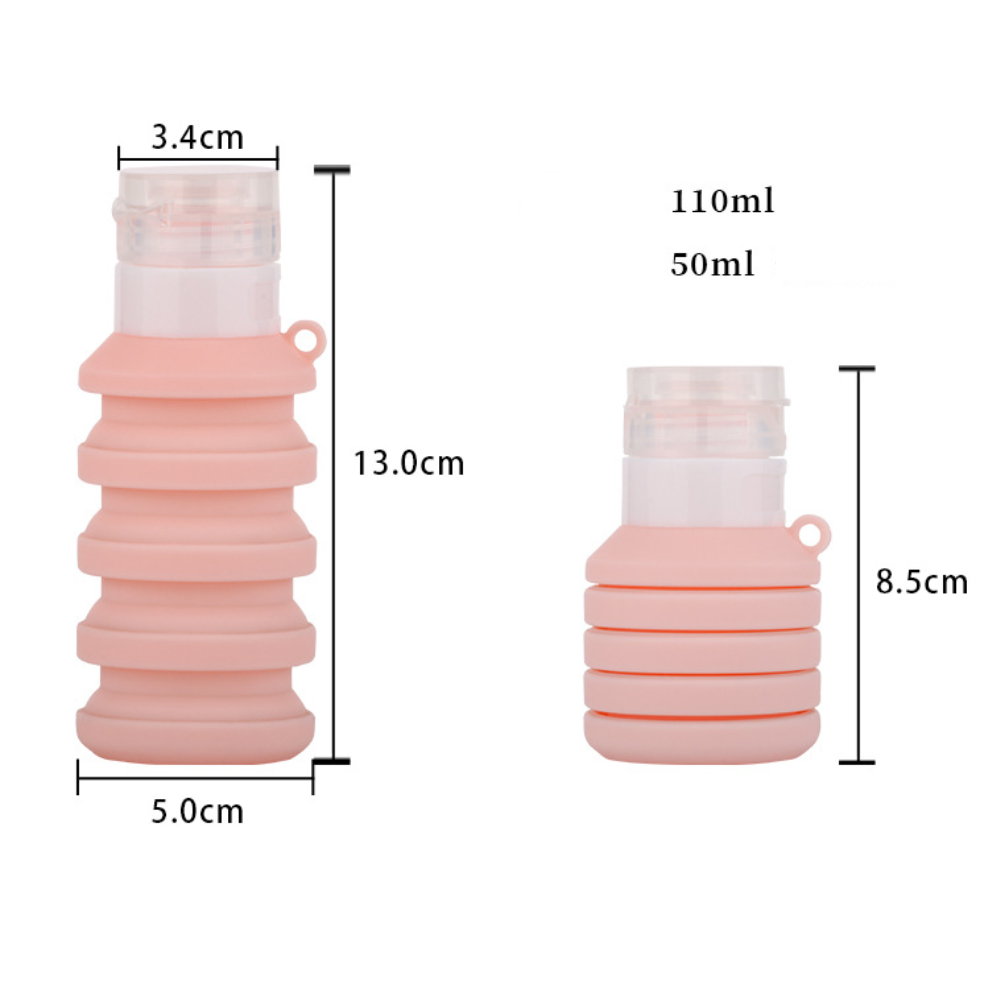 Multi-Purpose Foldable Silicone Bottle