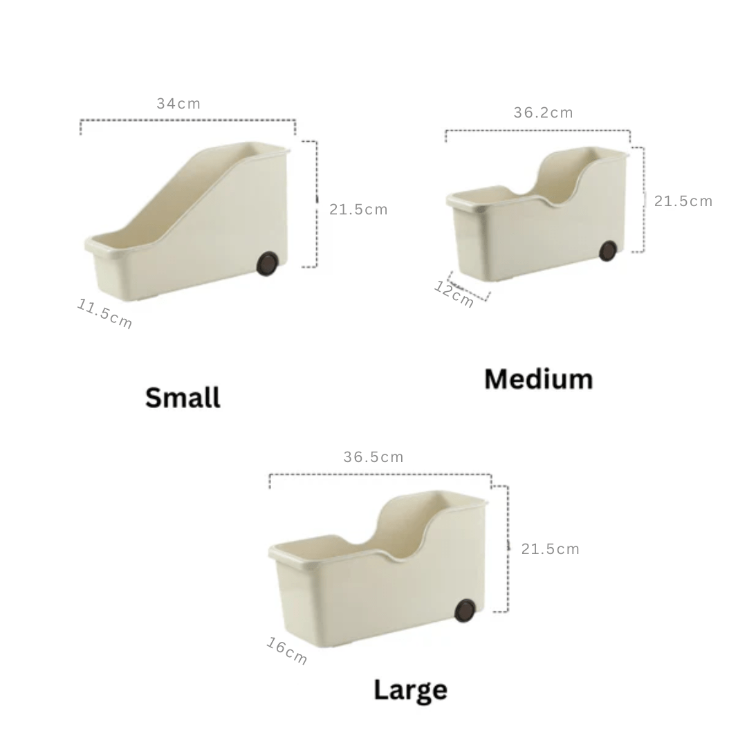 Multi-Purpose Storage Basket With Wheels