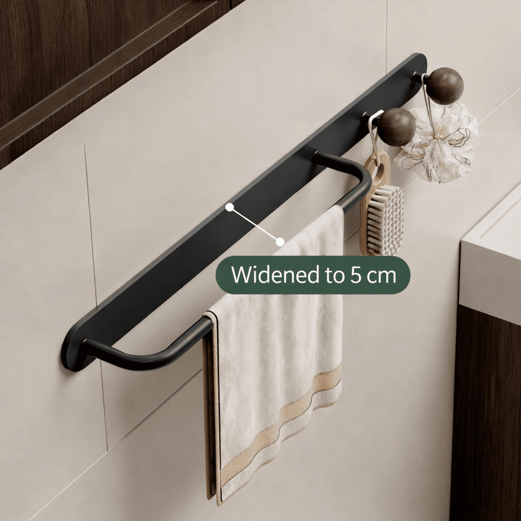 Multi-Purpose Wall Mounted Towel Storage Hanging Rack