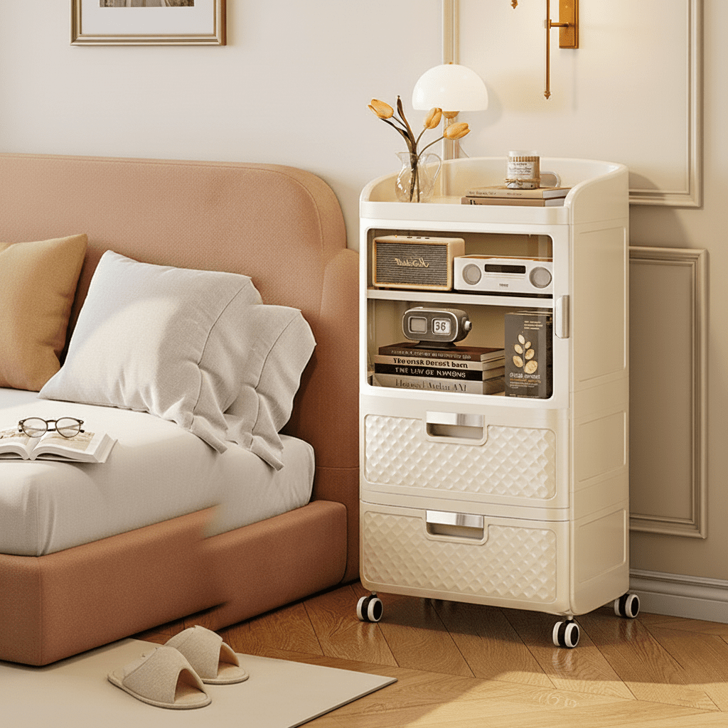 Multi-Purpose Slim Storage Cabinet for Home