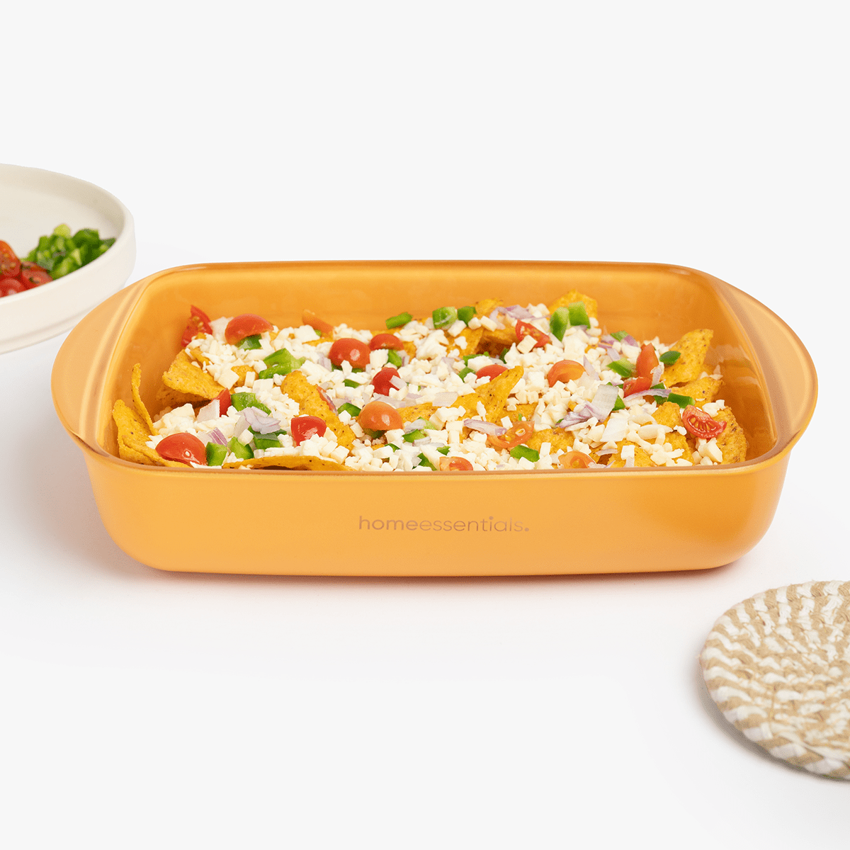Yellow Rectangular Non-Stick Baking Dish(1600ml)