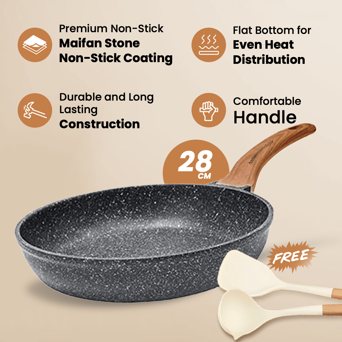 Must Have Black Maifan Stone Frying Pan