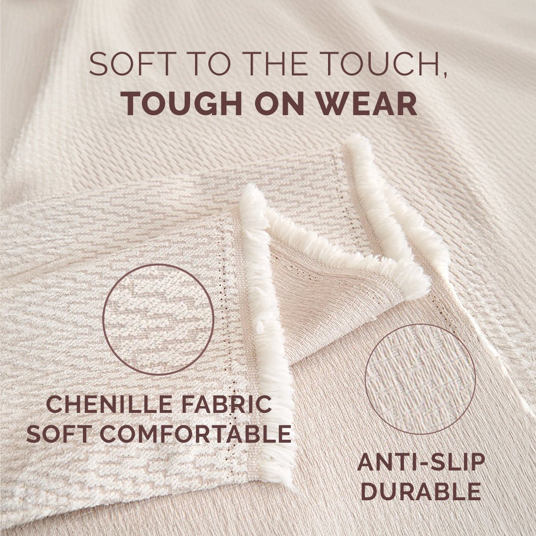 Elegance Chenille Sofa Cover : [EM-SC-08]