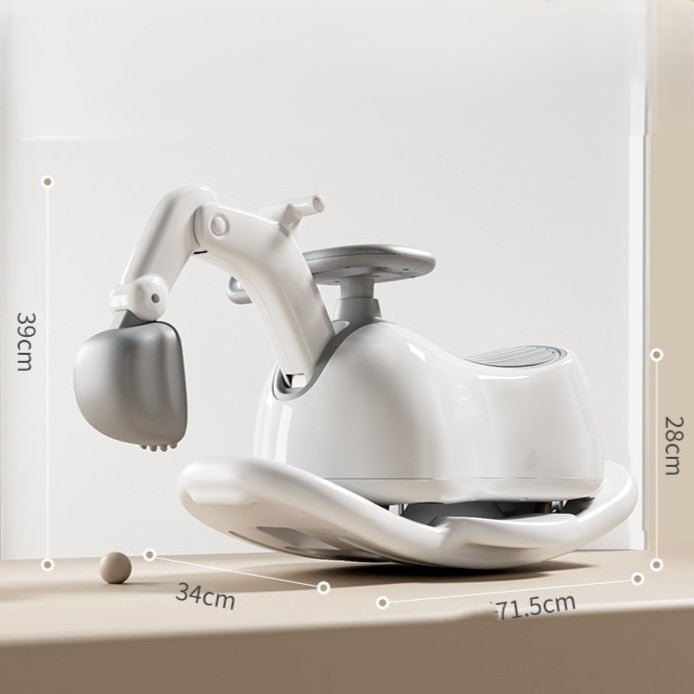 Multi-Function Excavator Rocking Toy with Balance Board
