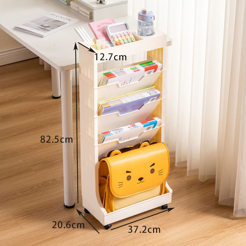 Multi-Layer Space-Saving Vertical Organizer Storage Trolley