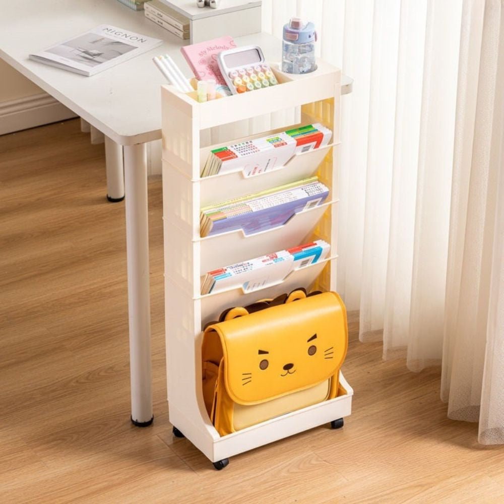 Multi-Layer Space-Saving Vertical Organizer Storage Trolley