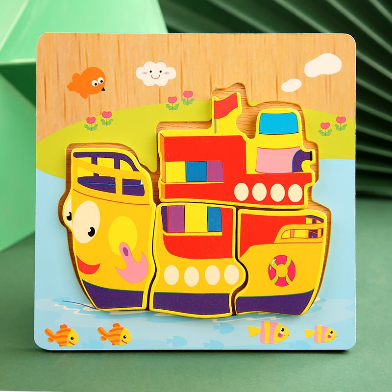 Montessori Wooden Jigsaw Toddler Puzzle