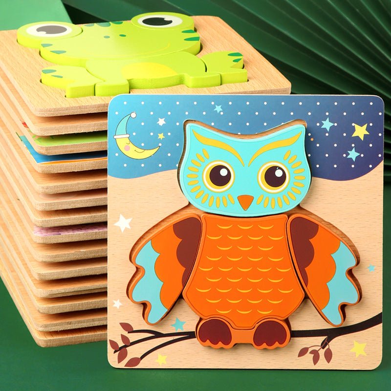 Montessori Wooden Jigsaw Toddler Puzzle