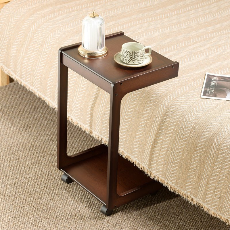 Modern Wooden Space-Saving Side Table