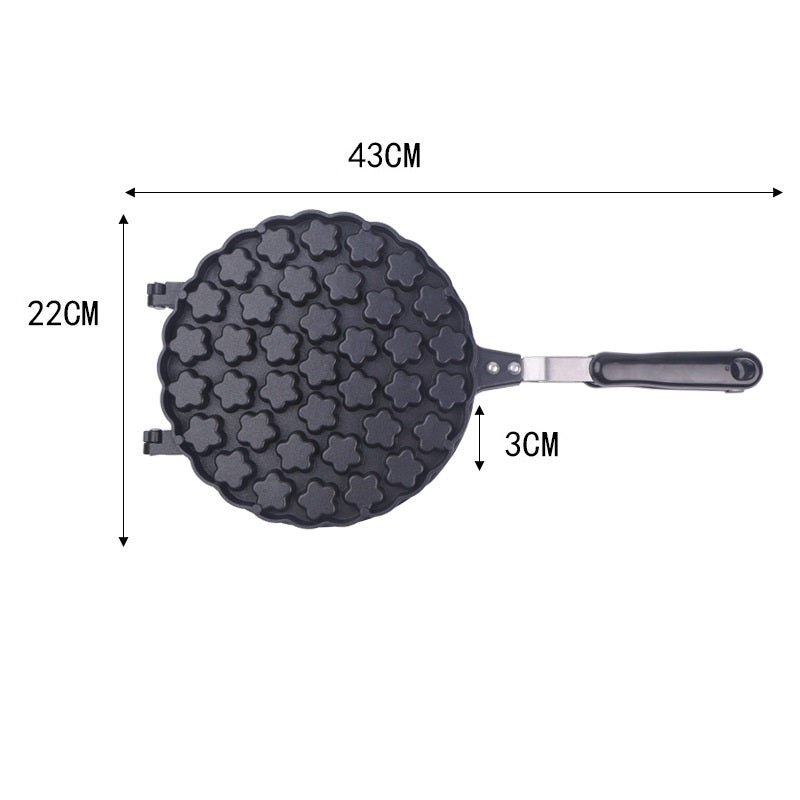 Plum Blossom Pattern Non-Stick Aluminum Breakfast Pan