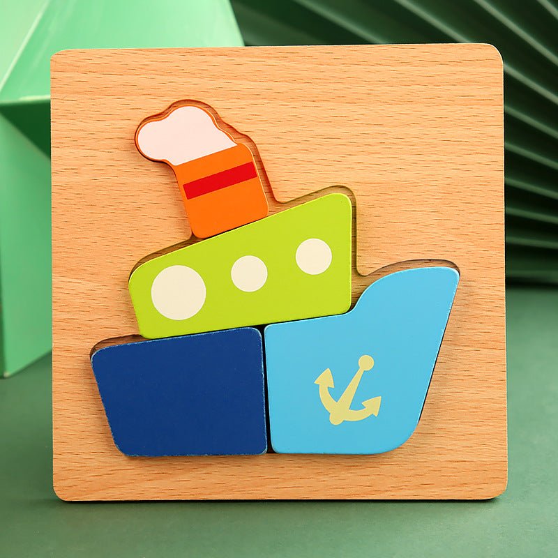 Montessori Wooden Jigsaw Toddler Puzzle