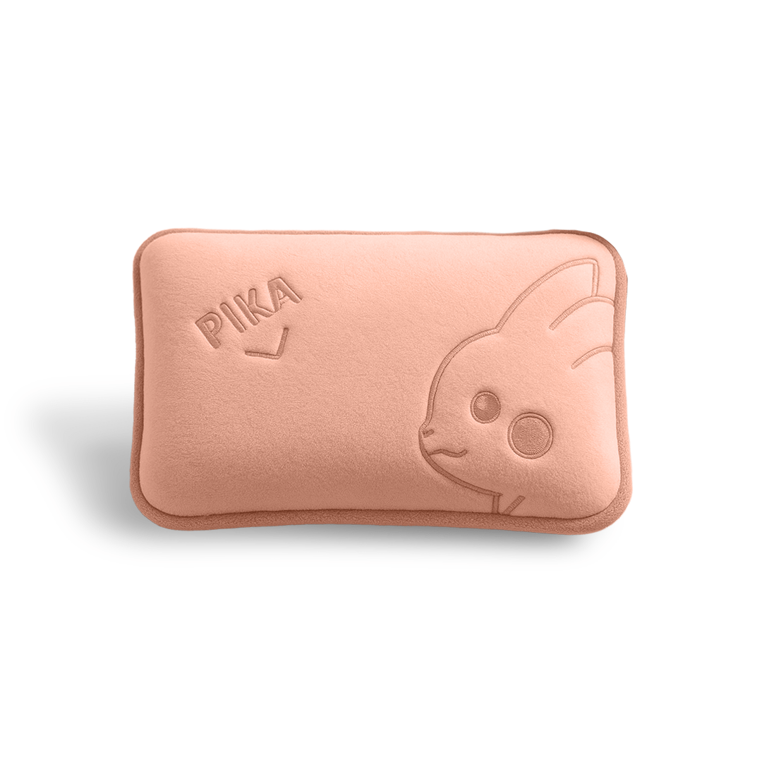 Pillow-Style Peach Pikachu Electric Hot Water Bag