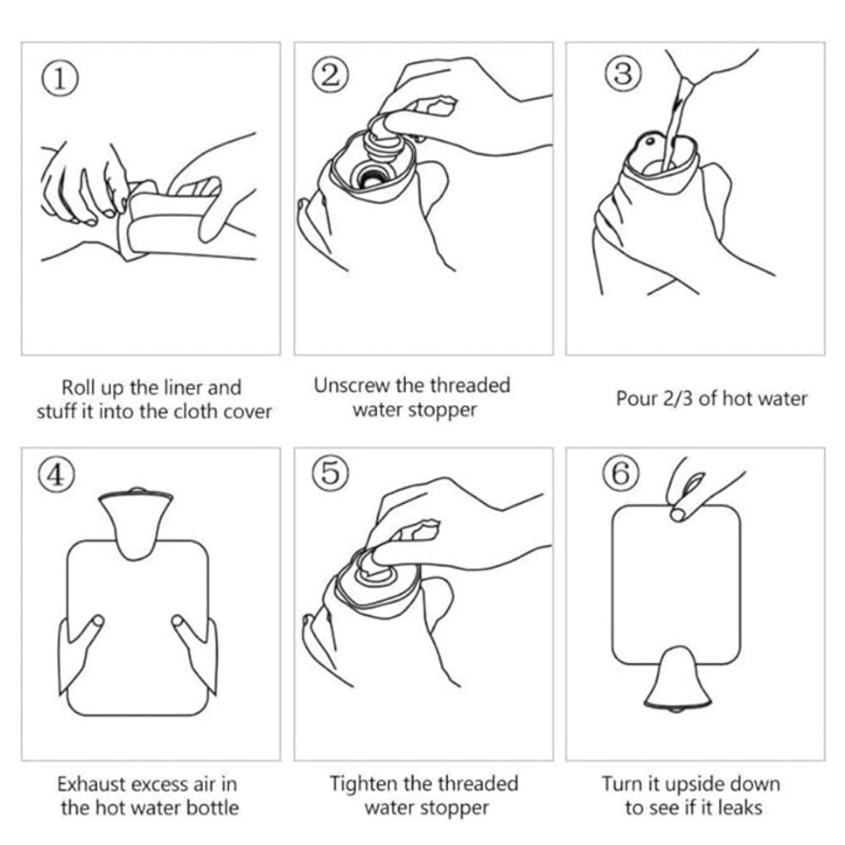 Plush Comfort Non-Electric Pink Heating Water Bag