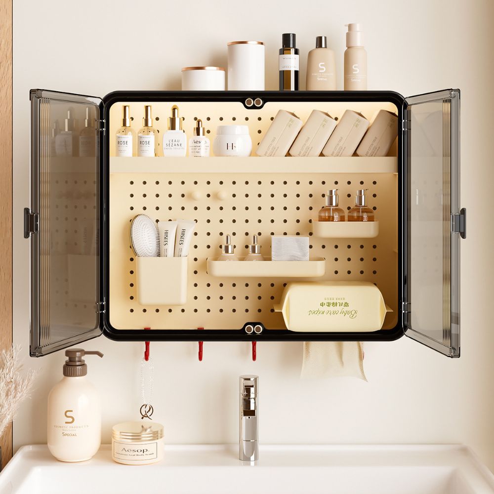 Space-Saving Transparent Bathroom Storage Box(45cm)