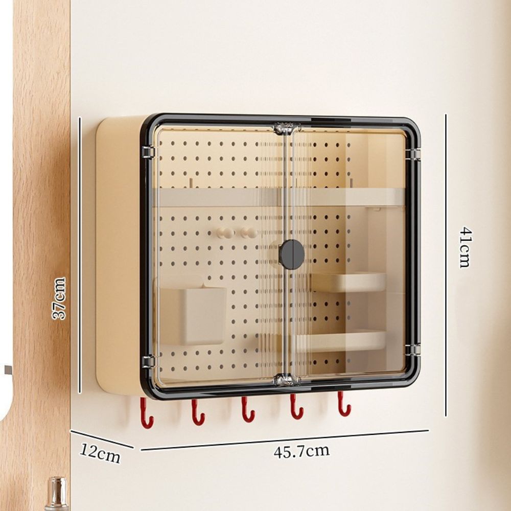 Space-Saving Transparent Bathroom Storage Box(45cm)