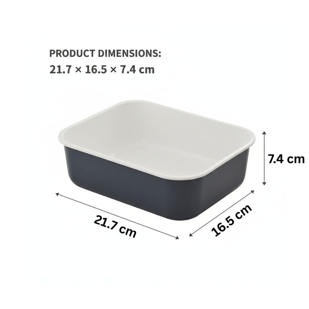 Rectangle 1050ml Non-Stick Glass Food Storage Container