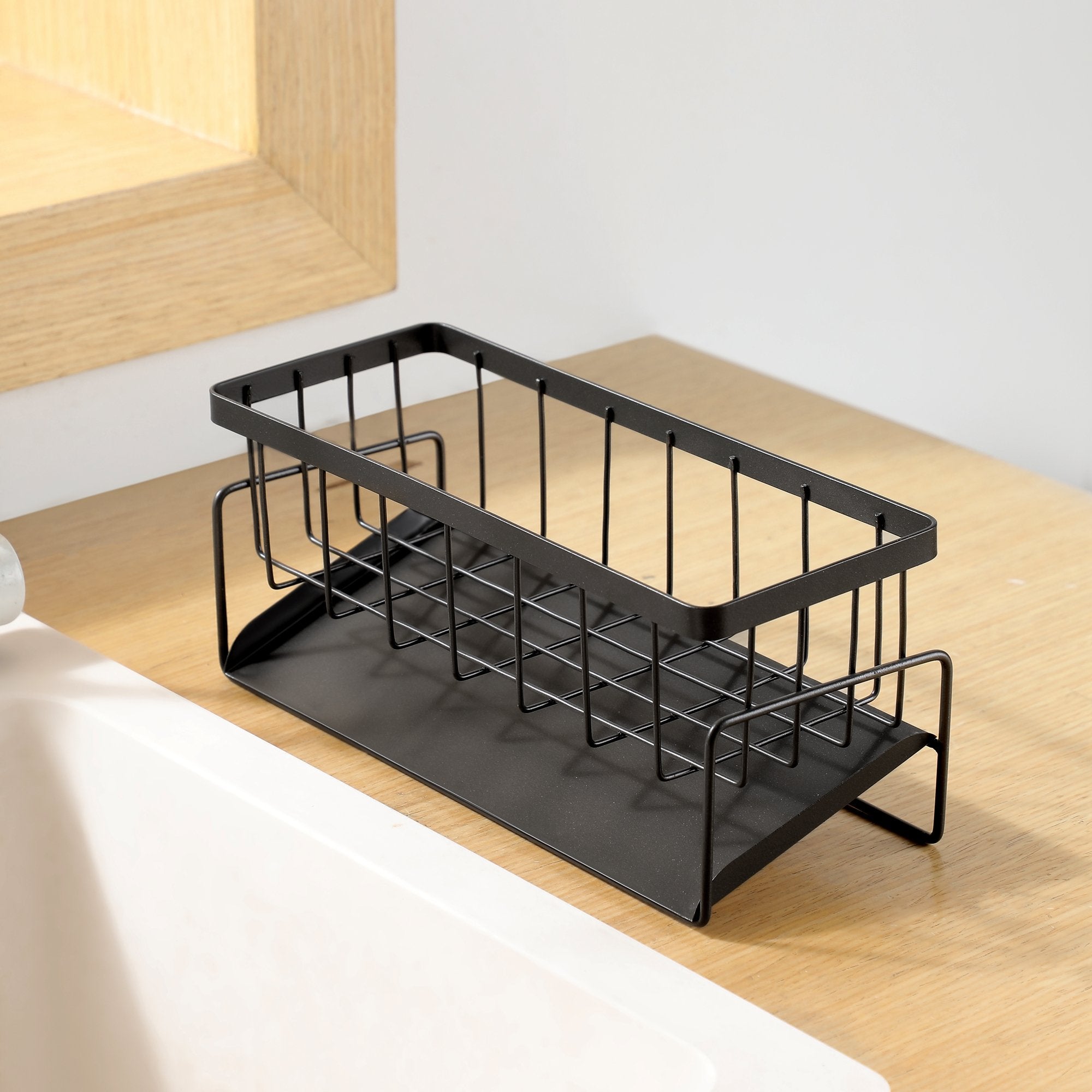 Multi-Functional Smart Sink Storage Rack