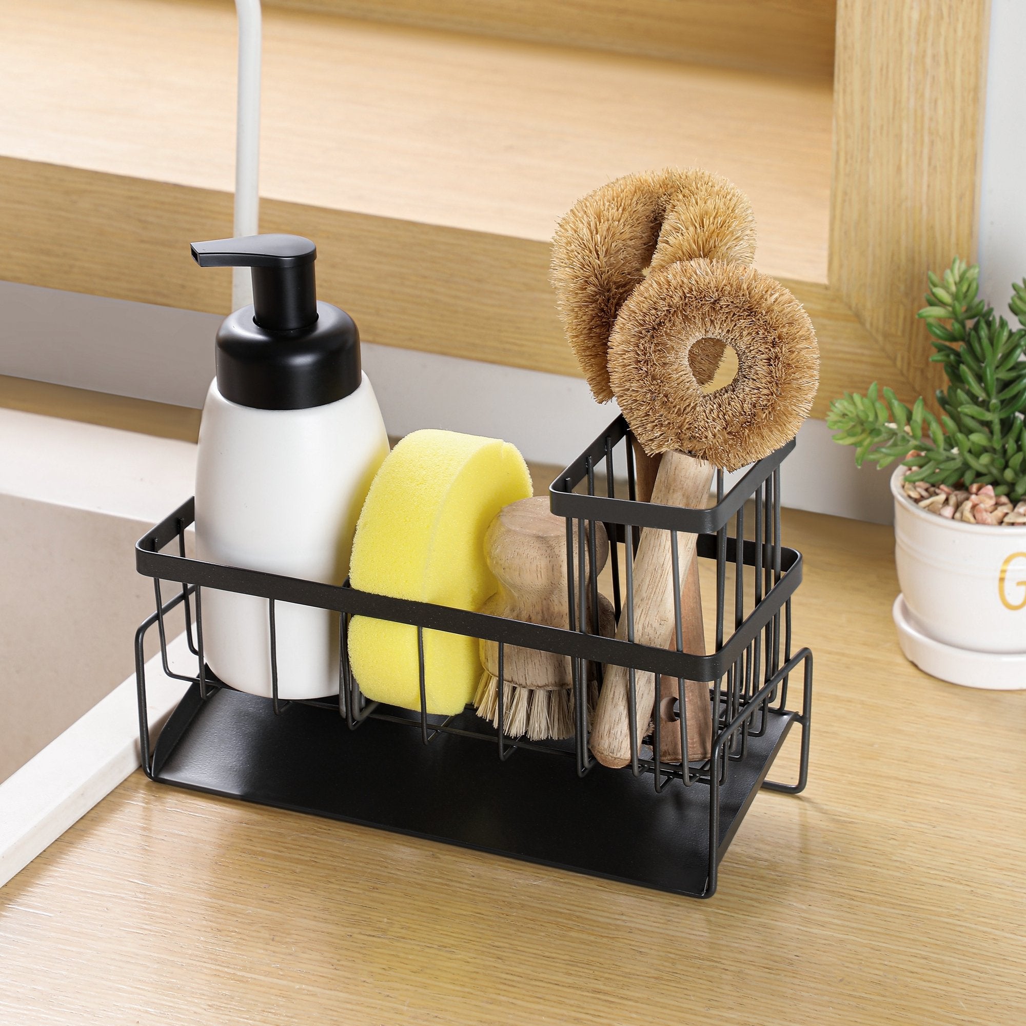 Multi-Functional Smart Sink Storage Rack