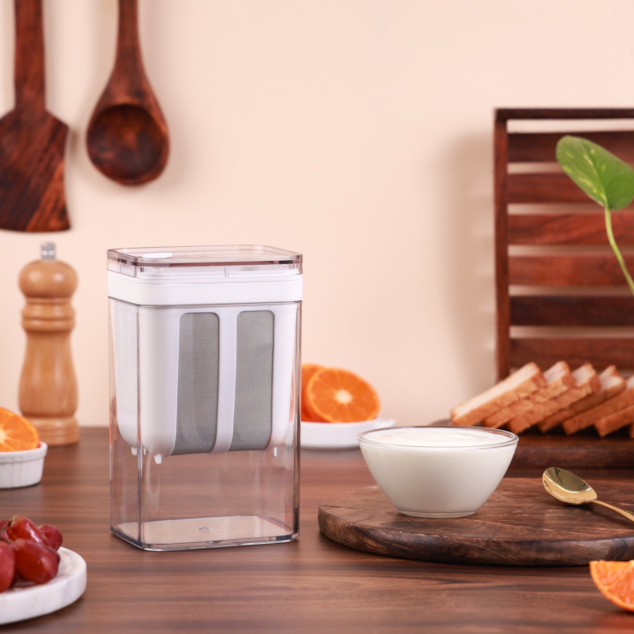 Multifunctional Yogurt Filter with Fine Mesh Strainer(1100ml)