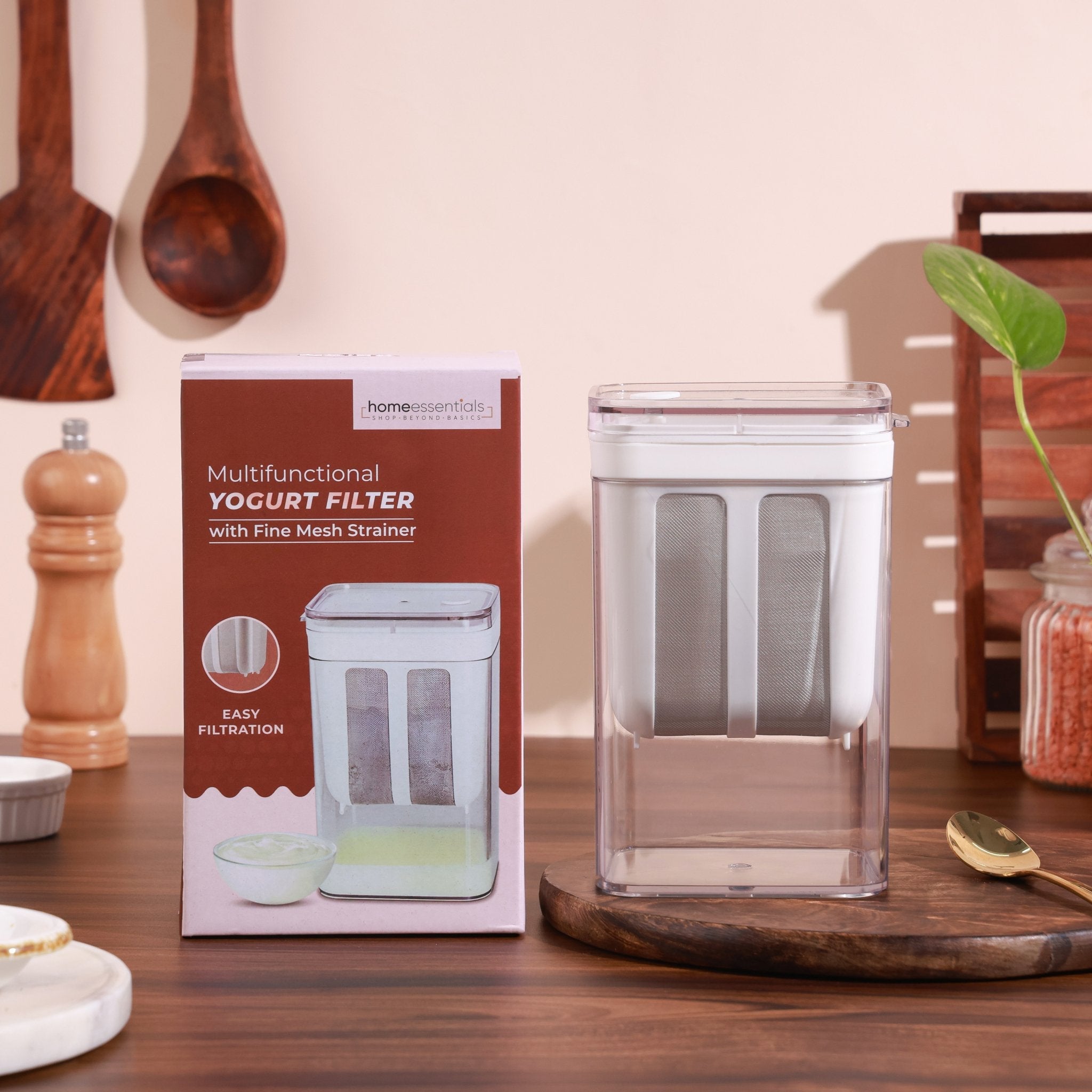 Multifunctional Yogurt Filter with Fine Mesh Strainer(1100ml)
